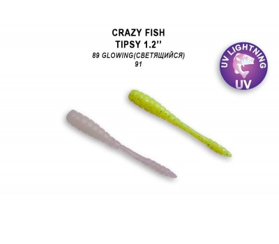 Приманка Crazy Fish Tipsy 1,2 69-30-89/91-6 кальмар 16y