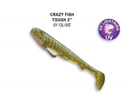 Приманка Crazy Fish Tough 2 71-50-1-6 кальмар