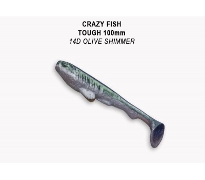 Приманка Crazy Fish Tough 4 48-100-14d-6 кальмар