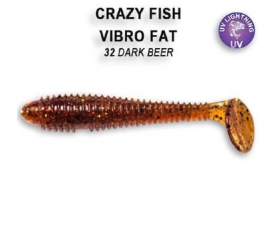 Приманка Crazy Fish Vibro fat 2.8 1-71-32-6 кальмар