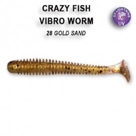 Приманка Crazy Fish Vibro worm 2 3-50-28-6 кальмар 8y