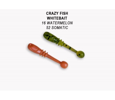 Приманка Crazy Fish Whitebait 0.8 16-20-16-6 16-20-52-6 кальмар 20y