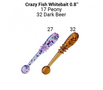 Приманка Crazy Fish Whitebait 0.8 16-20-27-6 16-20-32-6 кальмар 20y
