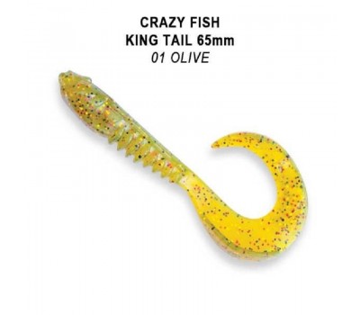 Приманка Crazy Fish King Tail 2.5 72-65-1-7