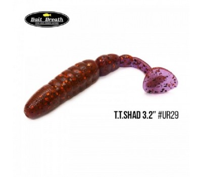 Приманка Bait Breath T.T.Shad 3,2  (7 шт) (Ur29 Chameleon/Red?seed)
