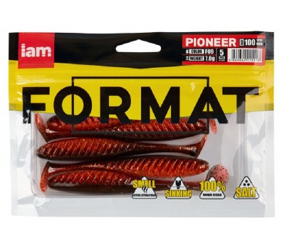 Силиконовая приманка Format PIONEER 100 мм F09 5pc