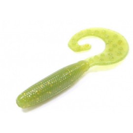Силикон Reins FAT G TAIL GRUB 2  035 green sparkle  20