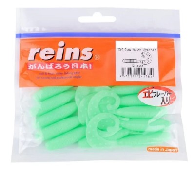 Силиконовая приманка REINS FAT G TAIL GRUB 2  109-Glow melon sherbet