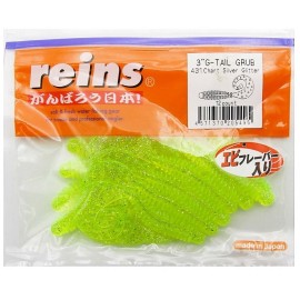 Силиконовая приманка REINS G TAIL GRUB 3 431-Chart Silver...