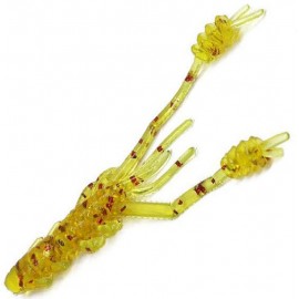 Силиконовая приманка REINS RING SHRIMP 2  598-Motor Oil Red Gold