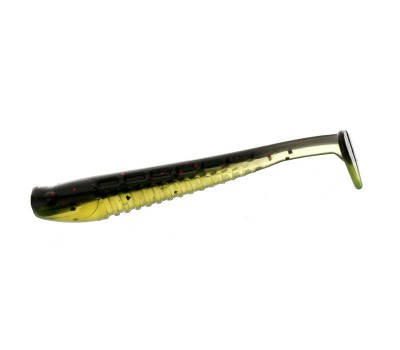 Виброхвост Flagman Icon 3   1816 Black/Chartreuse 6у