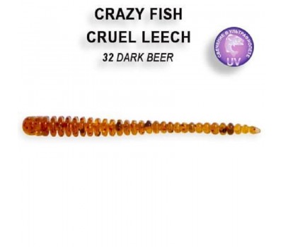 Приманка Crazy Fish Cruel leech 2.2 8-55-32-6 кальмар 8y