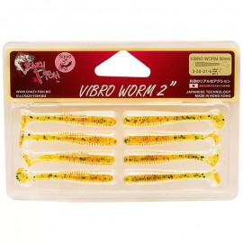 Приманка Crazy Fish VIBRO WORM 2 3-50-31-6 8у
