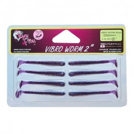 Приманка Crazy Fish VIBRO WORM 2 3-50-98-6 8у