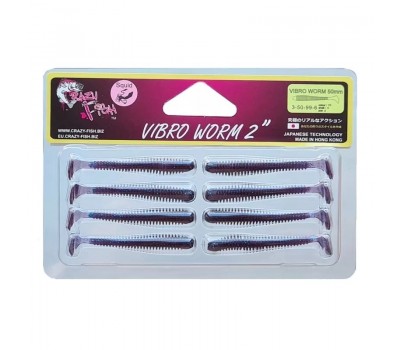Приманка Crazy Fish VIBRO WORM 2 3-50-99-6 8у