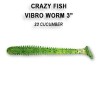 Приманка Crazy Fish VIBRO WORM 3 1...