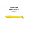 Приманка Crazy Fish VIBRO WORM 3 1...