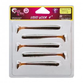 Приманка Crazy Fish VIBRO WORM 4 75-100-14-6 5у