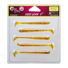 Приманка Crazy Fish VIBRO WORM 4 75-100-31-6 5у