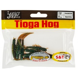 Виброхвосты съедоб. искусст. LJ Pro Series TIOGA HOG 2.5in (06.35)/085 9шт.