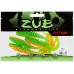 Приманка ZUB-TWIST 150мм 4шт.(022)зелен.оранжевый