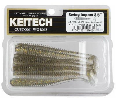 Силиконовая приманка Keitech Swing Impact 4
