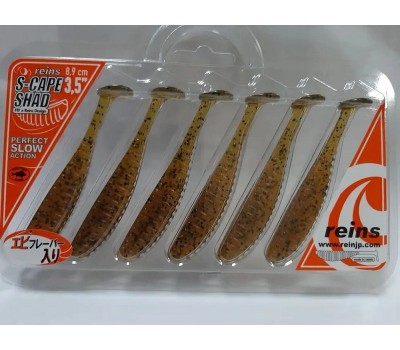 Силиконовая приманка REINS S CAPE SHAD 3.5
