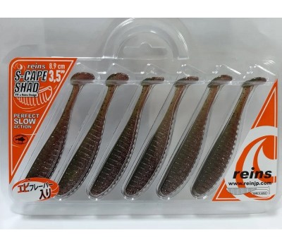 Силиконовая приманка REINS S CAPE SHAD 3.5
