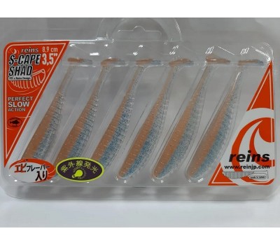 Силиконовая приманка REINS S CAPE SHAD 3.5