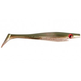 Силиконовая приманка Strike Pro Pig Shad, 230 мм, 90 гр, цвет: Arkansas Shiner, (SP-172A#104)