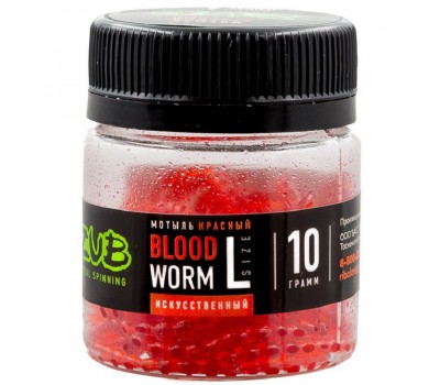 Мотыль искусственный ZUB BLOODWORM красный