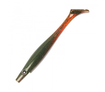 Силиконовая приманка Strike Pro Pig Shad Nano, 150 мм, 21 гр, цвет: Motor Oil Pepper, (уп./4шт.), (SP-172D#C017)