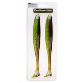 Приманка силиконовая Keitech Easy Shiner 8 #401 Green Pumpkin / Chartreuse