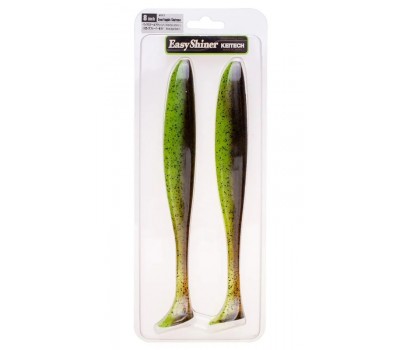 Приманка силиконовая Keitech Easy Shiner 8 #401 Green Pumpkin / Chartreuse