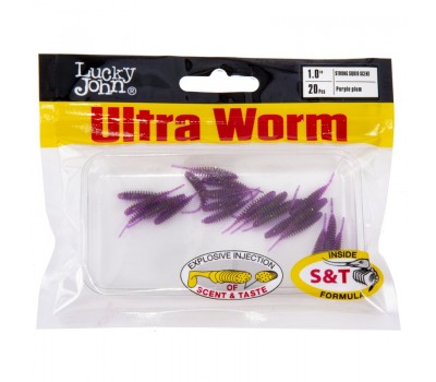 Слаги съедобные искусственные LJ Pro Series ULTRAWORM 1,0in (02.54)/S13 20шт.