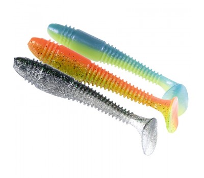 Виброхвосты съедоб. искусст. LJ Pro Series TIOGA FAT 5.8in (14.70)/MIX3 3шт.