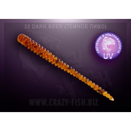 Приманка Crazy Fish CRUEL LEECH 8-5.5-32-4