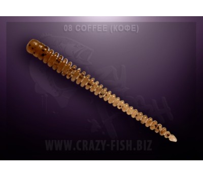 Приманка Crazy Fish CRUEL LEECH 8-5.5-8-1