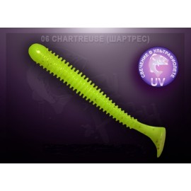 Приманка Crazy Fish VIBRO WORM 3-5-6-5 ж.чеснок