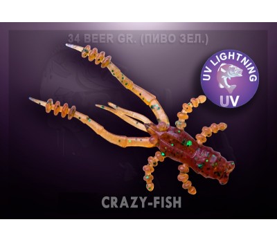 Приманка Crazy Fish CRAYFISH 1,8