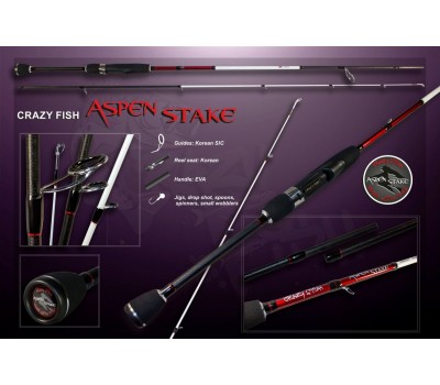 Спиннинг CRAZY FISH ASPEN STAKE AS722MLT