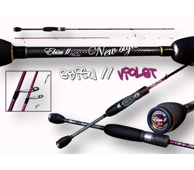 Спиннинг Ebisu II Violet SV 662 UL Light game new style 0.6-5g 1.98m