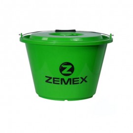 Ведро ZEMEX с крышкой, цвет зелёный, 17 л