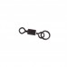 Вертлюг с кольцом FLAGMAN Flat Feeder Rings Swivels №4 5шт