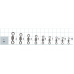 Вертлюжки Gurza Rolling Ribbed Swivel BN # 5