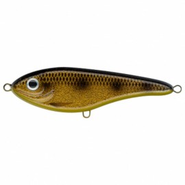 Воблер Джеркбейт Strike Pro Buster Jerk II Shallow Runner, 120 мм, 37 гр, Загл. 0,3м.-2,0м., Медленно всплывающий, цвет: JV009F Spotted Bullhead, (EG-049#JV009G)