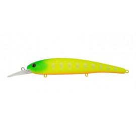 Воблер Минноу Strike Pro Hooligan Deep Diver 120, 120 мм, 20,9 гр, Загл. 6,0м.-8,0м., Плавающий, цвет: A178S Lemon Mat Tiger, (EG-220L#A178S)