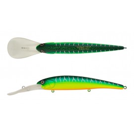 Воблер Минноу Strike Pro Hooligan Deep Diver 120, 120 мм, 20,9 гр, Загл. 6,0м.-8,0м., Плавающий, цвет: A223S-RP Pearl Mat Tiger, (EG-220L#A223S-RP)