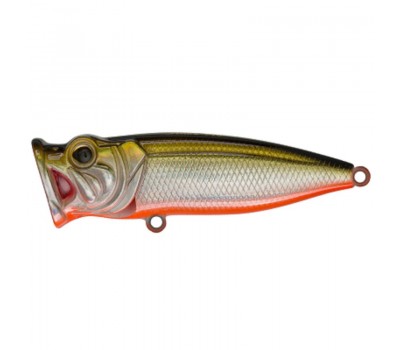 Воблер Поппер Strike Pro Pike Pop Mini 45, 45 мм, 4 гр,  цвет: 612T Natural Shad Silver, (SH-002B#612T)