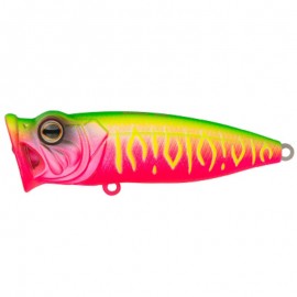 Воблер Поппер Strike Pro Pike Pop Mini 45, 45 мм, 4 гр,  цвет: A230S Watermelon Mat Tiger, (SH-002B#A230S)